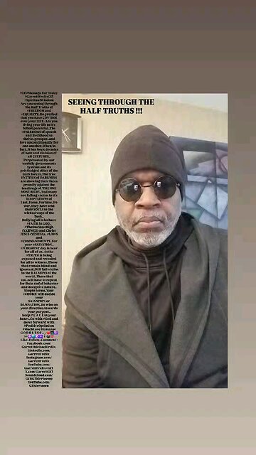 ▪︎SEEING THROUGH THE HALF TRUTHS ▪︎