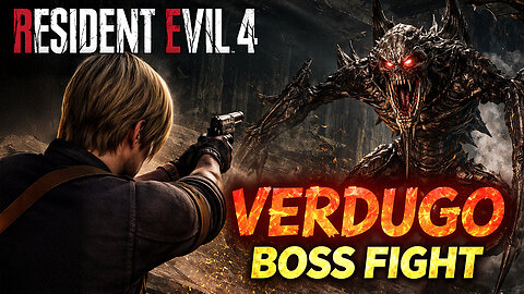 Resident Evil 4 Remake Verdugo Boss Fight NO DAMAGE