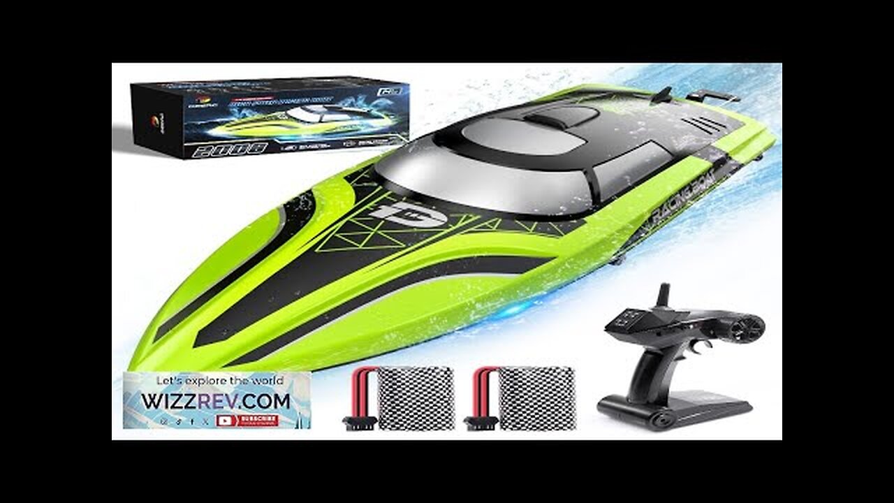 DEERC RC Boat with LED Light 30+ Mins Self Righting Remote Control Review