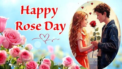 Happy Rose Day 2025 | Spread Love with This Beautiful Animation | Whatsapp Status and Wishes |