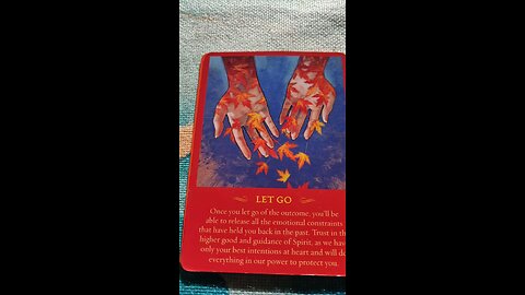 let go... #tarot #oraclemessage