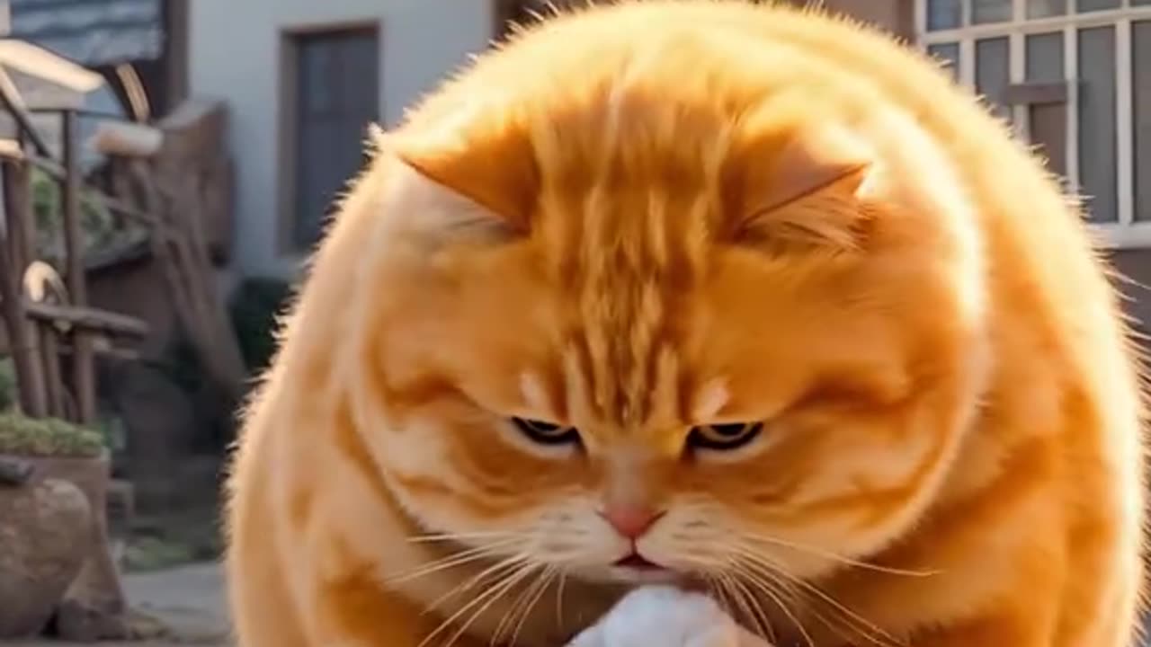 Orange cats really like cooking