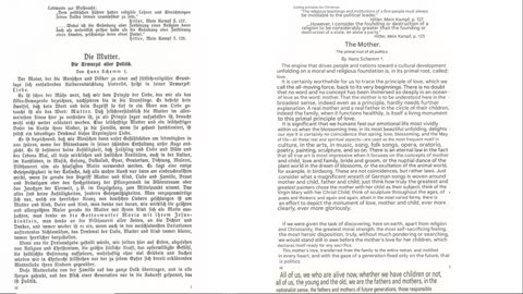 Kindergarten 1935 Hans Schemm on Mothers and Biblical Story is Most Important in Education