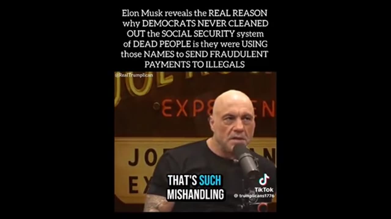 Elon - Dead ppl SSNs used for illegals ..