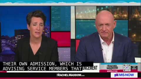 Sen. Mark Kelly Taunts Trump on MSNOW After Censure News: ‘I Hurt His Ego’