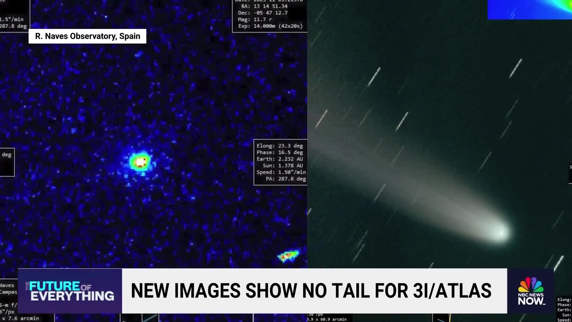 New images show 3I/ATLAS does not have a tail