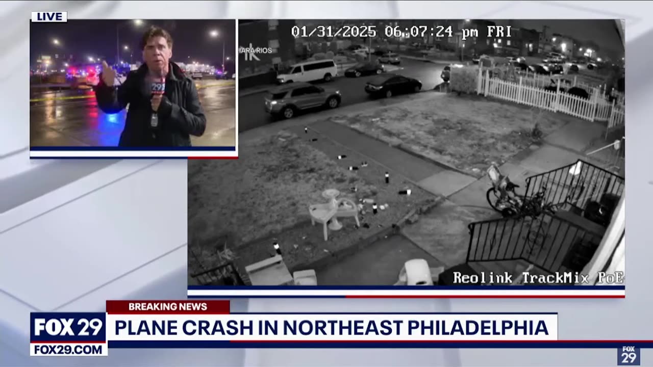 PHILA PLANE CRASH - LIVE COVERAGE CLIPS FROM 6 to MIDNIGHT