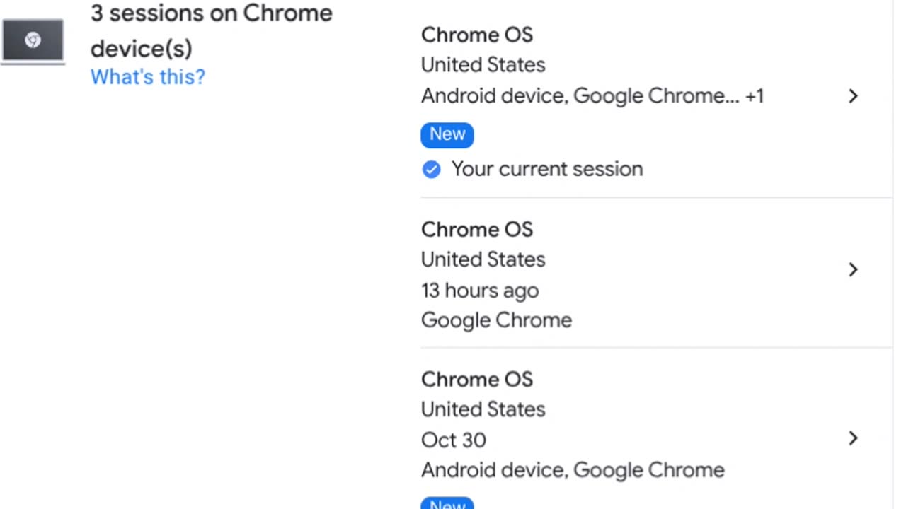 I do not have three chromebooks