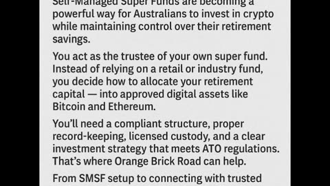 SMSFs & Crypto: A Game-Changer for Aussie Investors
