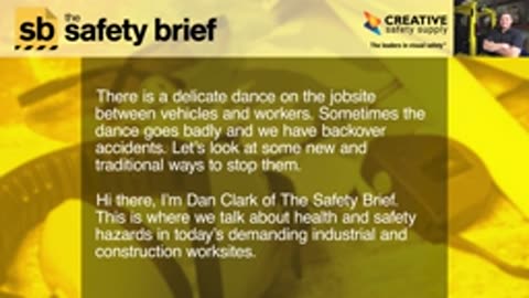 Backover Accidents- The Safety Brief