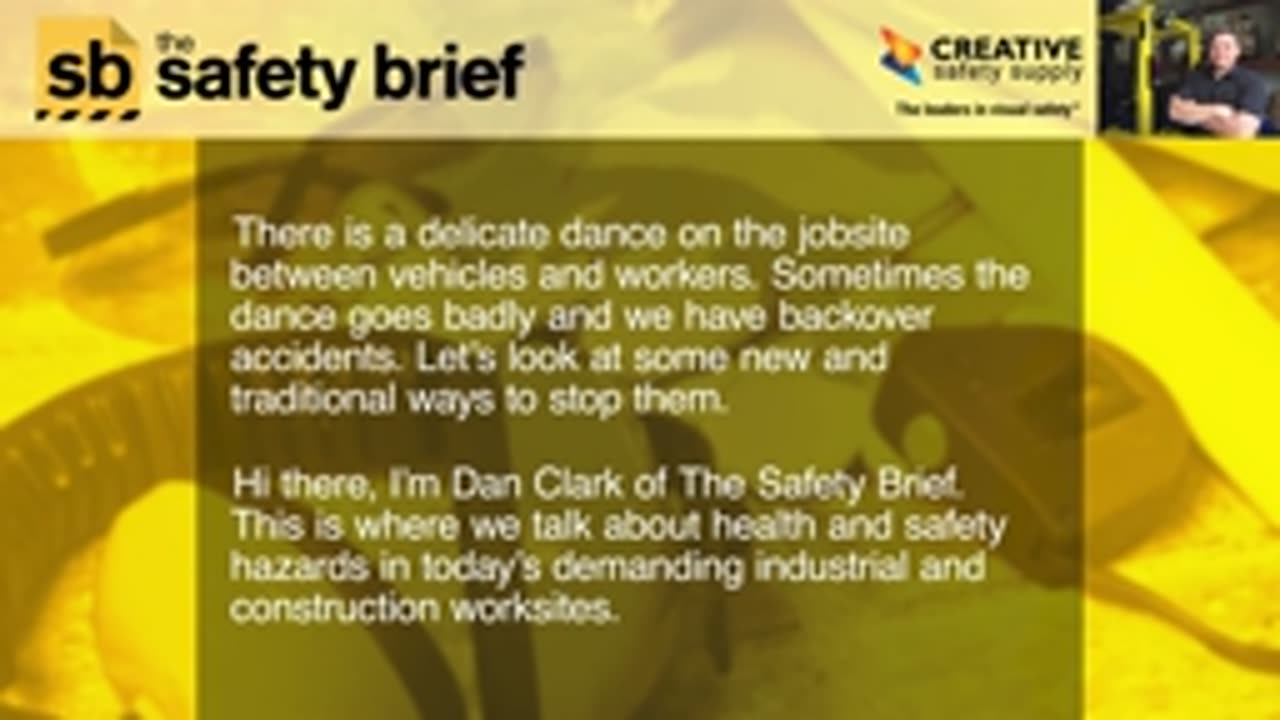 Backover Accidents- The Safety Brief