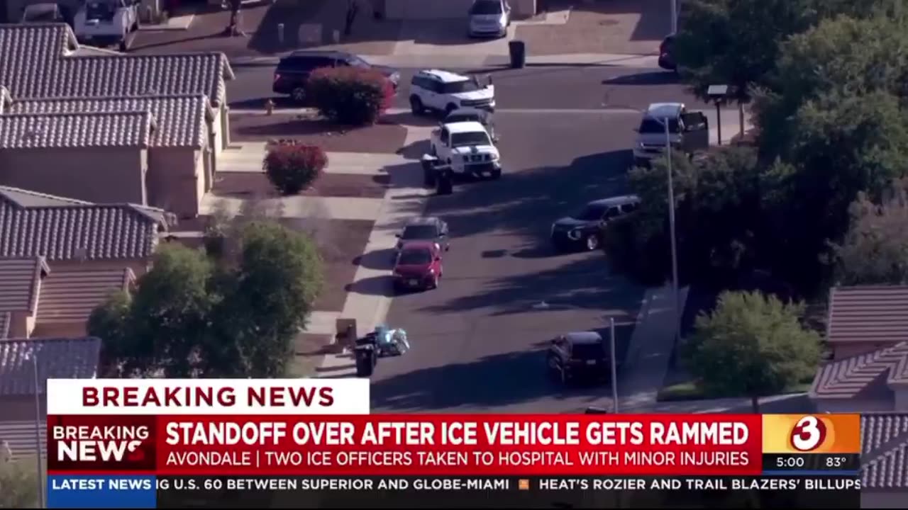 Two ICE agents hospitalized after car ramming attack in Arizona