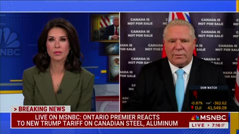 Doug Ford: "If we go into a recession, it's self-made by one person, Trump