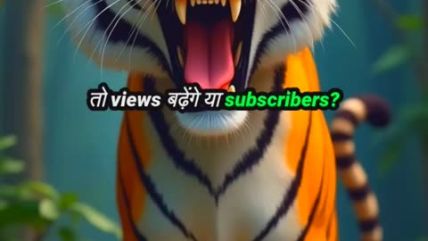 Tiger Ne Kiya Social Media Ka Chakkar? 🐯😂 | Funny Jungle Moments #Shorts | Bolta Janwar AI
