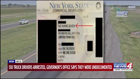 Oklahoma Pulls Over 500 Trucks- 125 Illegal Immigrant Drivers Arrested