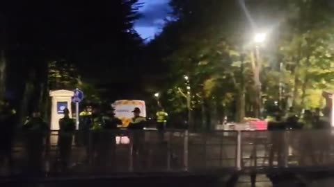 Citywest Gardai are preparing for another night of protests.
