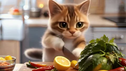 Miss Billu's Kitchen: Homemade Achar Recipe by Our Cute Cat Chef! 🐾🥭🌶️