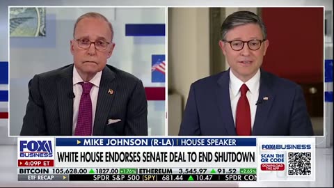 Speaker Johnson says Rand Paul is gumming up the works on bill to reopen govt