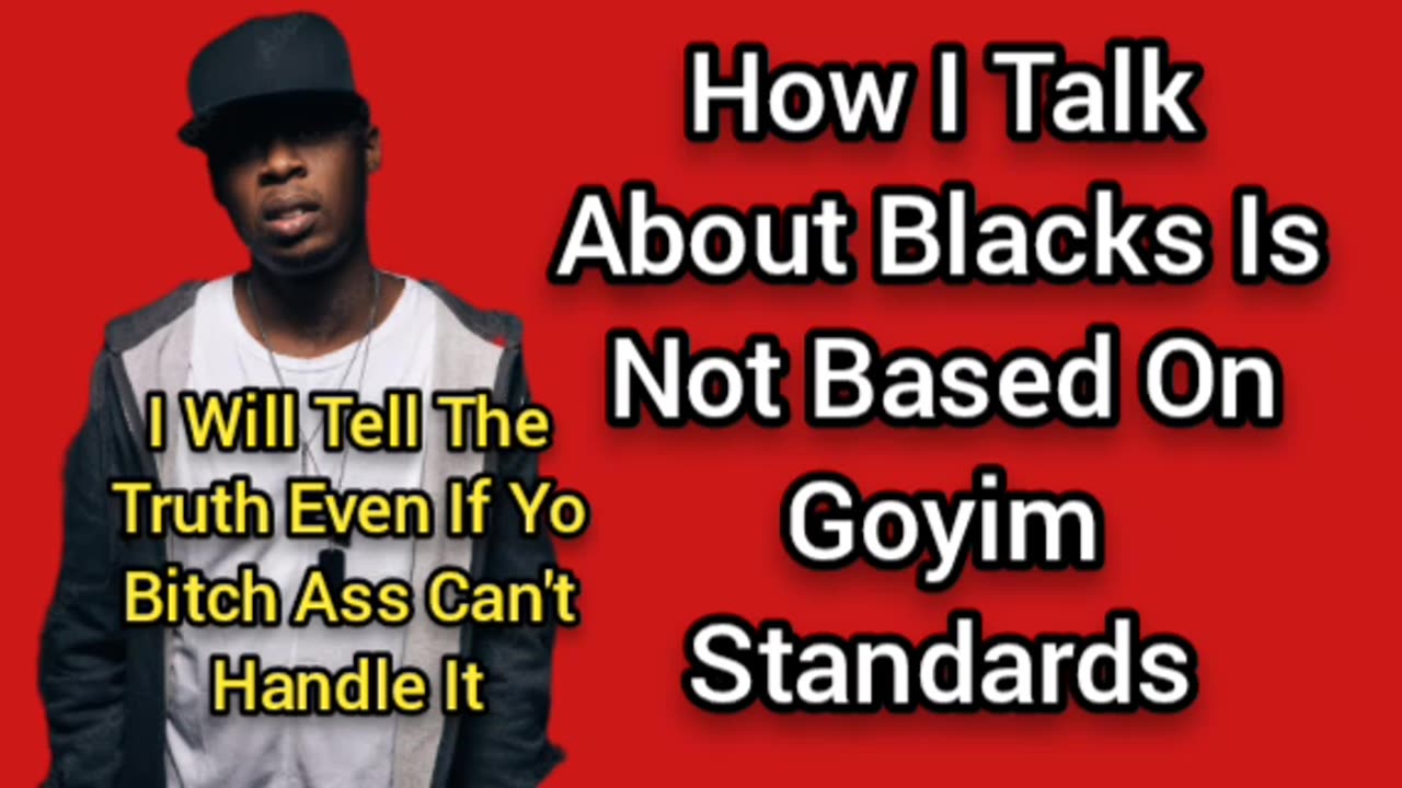 How I Talk About Blacks Is Not Based On The Jew-Lie Standard