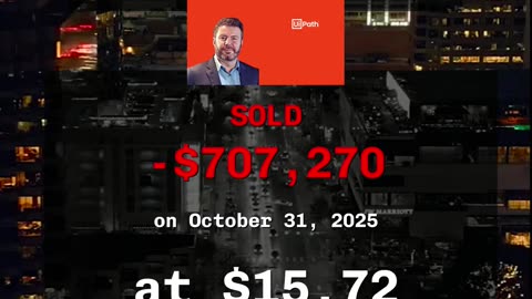 🔥 insider selling at $PATH, $JBGS, $MS #insidertrading #stocks #finance