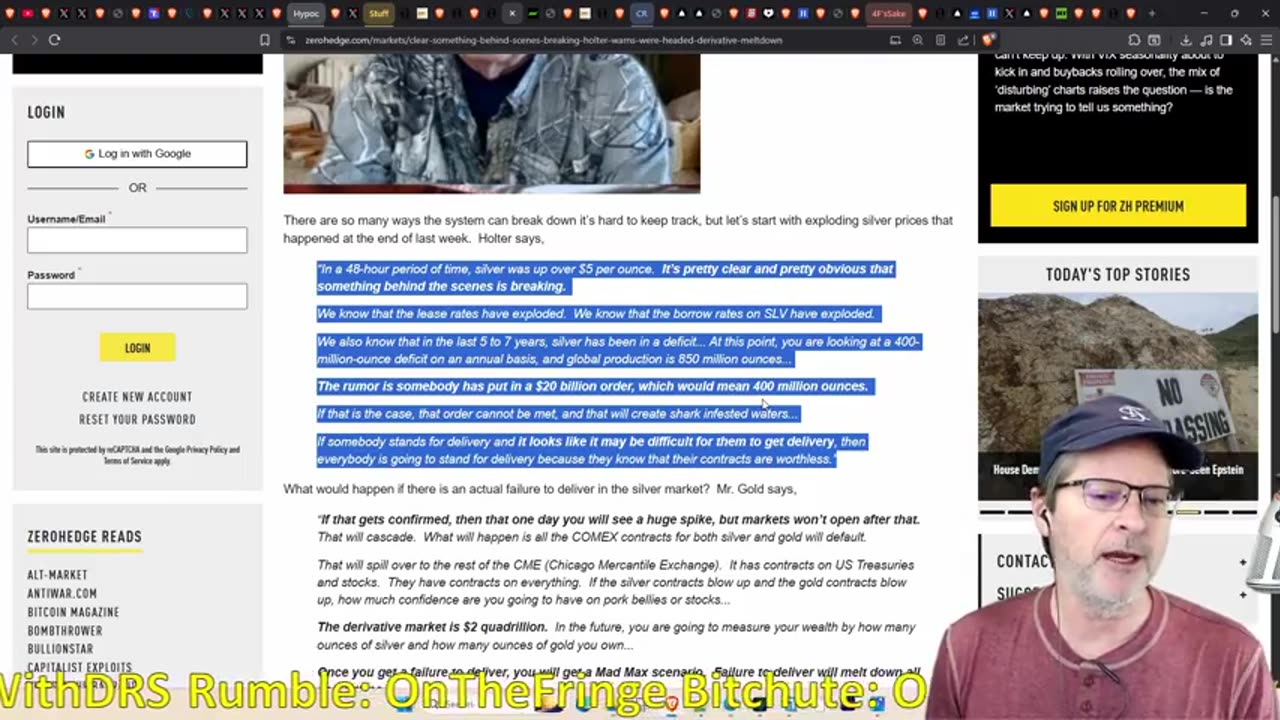 Collapse of Cabal Continues | On The Fringe