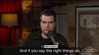 Matt Gaetz on the deep dark truth of Congress and dinner parties