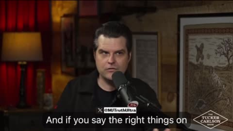 Matt Gaetz on the deep dark truth of Congress and dinner parties