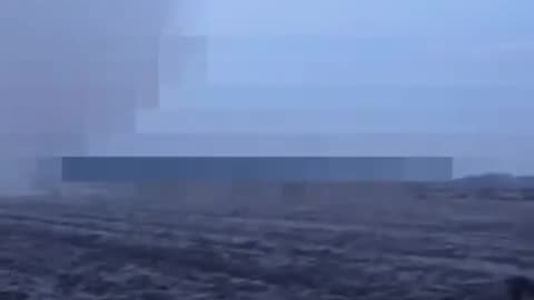 Precise strike by Ukrainian soldier. Russian Kalibr missile bursts into flames within seconds