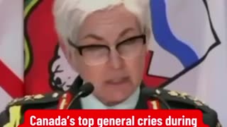 Canada's top general cries during apologies for "systematic racism " in the army