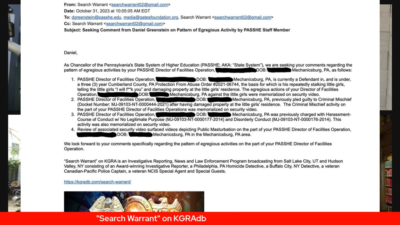 PA Public Education State System serial-offender Identified