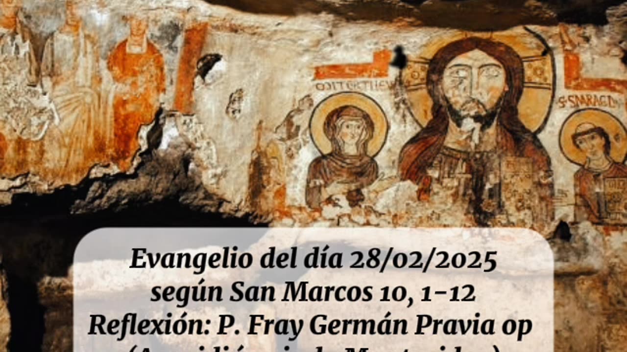 Evangelio del día 28/02/2025 según San Marcos 10, 1-12. - P. Fray Germán Pravia op