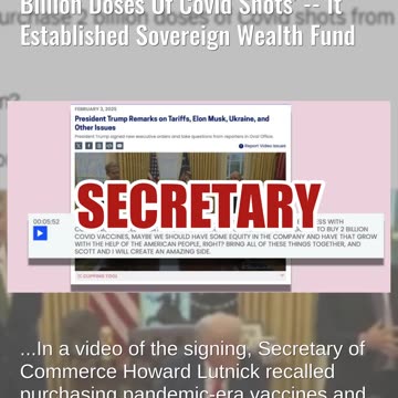 Fact Check: Trump Did NOT Sign Executive Order To 'Purchase 2 Billion Doses Of Covid Shots'