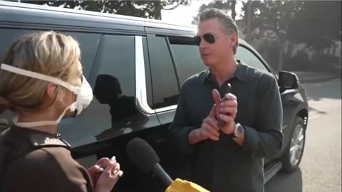 Gavin Newsom Confronted by Wildfire Victim in the Street, He Has No Answers