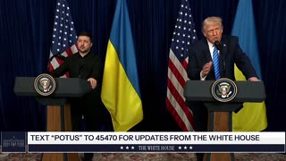 Zelenskiy smiles when Trump says Putin wants Ukraine to succeed