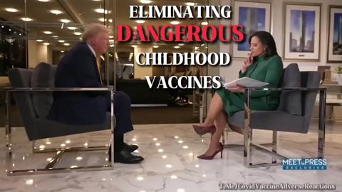 Trump Announces Possibility of Eliminating Childhood Vaccines that Are Dangerous