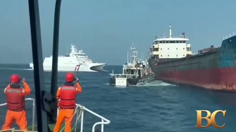 Taiwan coast guard detains Chinese-crewed vessel suspected of cutting undersea cable