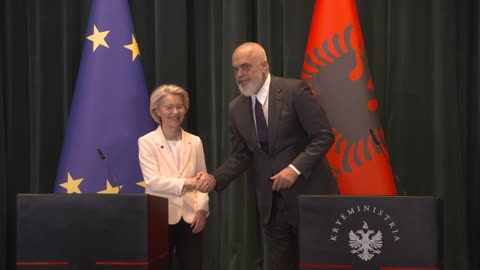 Edi Rama & Ursula von der Leyen on Albania’s Fast-Track EU Future | Europe Politics| Amaravati Today
