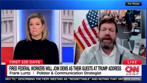 Veteran Pollster Frank Luntz Disappoints CNN Host, Says Democrats' DOGE Narrative Is Failing