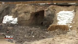 Network of tunnel systems found in Ybor City, Florida.