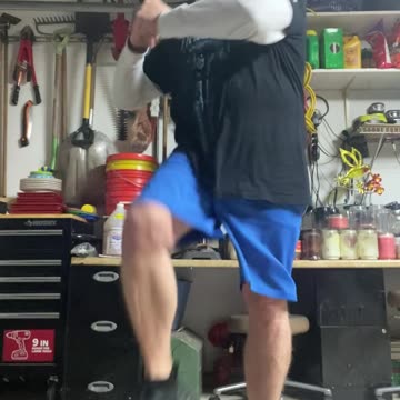 Core Work... Russian Twist Cross-Knees!