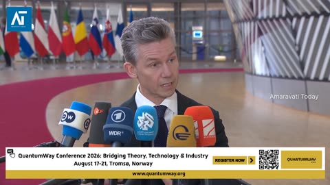 Sweden’s Defence Minister Pål Jonson Arrives at EU Defence Council | Brussels | Amaravati Today