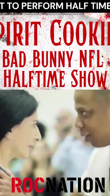 ROCKNATION OWNED BY JAYZ. JAYZ IS A FREEMASON SATANIST. BAD BUNNY IS THEIR PUPPET.