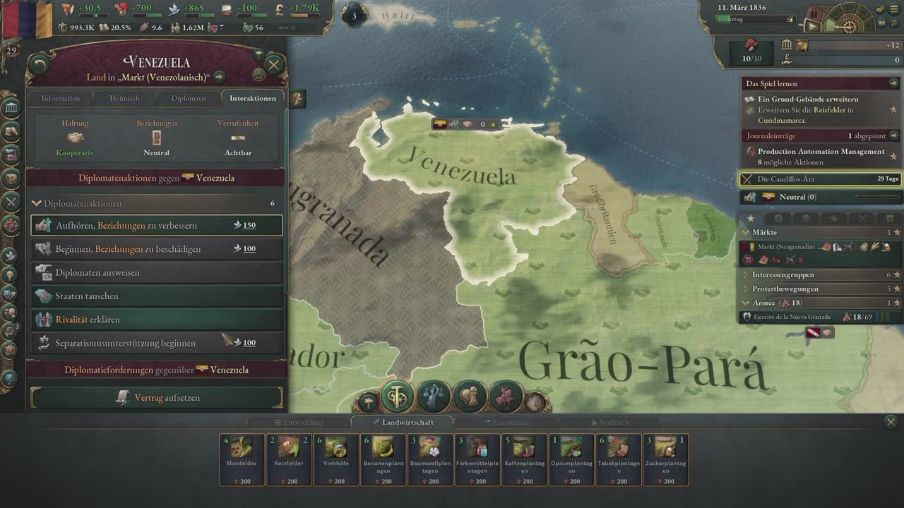 I playing Victoria 3 for the first Time