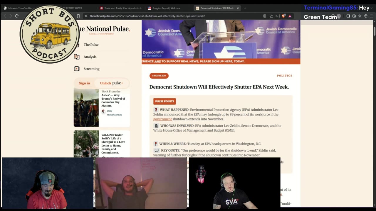 Short Bus Podcast 10/29