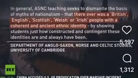 Cambridge Says Anglo-Saxons Never Existed: just erase it all the jews say