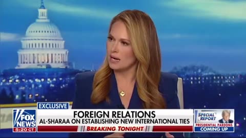 Syria's al Qaeda president Ahmad al-Sharaa told Fox News in an interview：