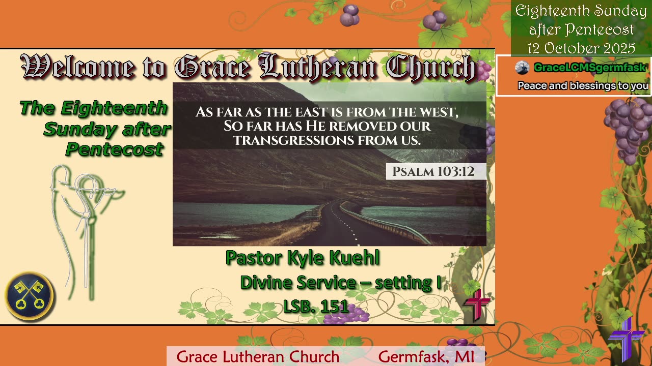 Cross Stream: 18th Sunday after Pentecost | Private Confession & Absolution