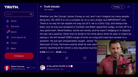 Robert Gouveia Esq. - Liberals FREAK over Comey Indictment!!