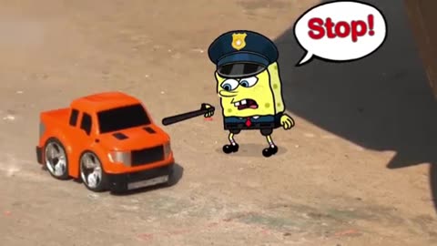 😱🏠 PINEAPPLE PANIC! 🤯 SpongeBob's Home Crushed! 🚗💥 Crushing Soft Things! 🚓😲 Will it survive? 🤔