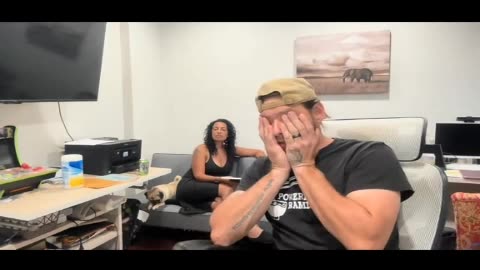 hitting the update button on my husband's gaming pc while he's in the bathroom